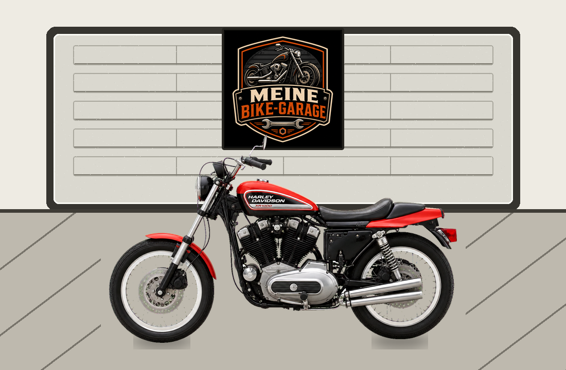 Motorradillustration für Harley-Davidson XR1000