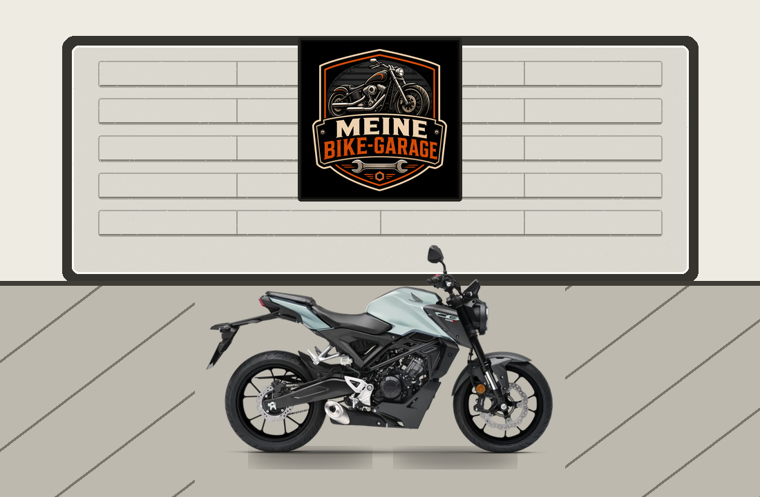 Motorradillustration für Honda CB125R