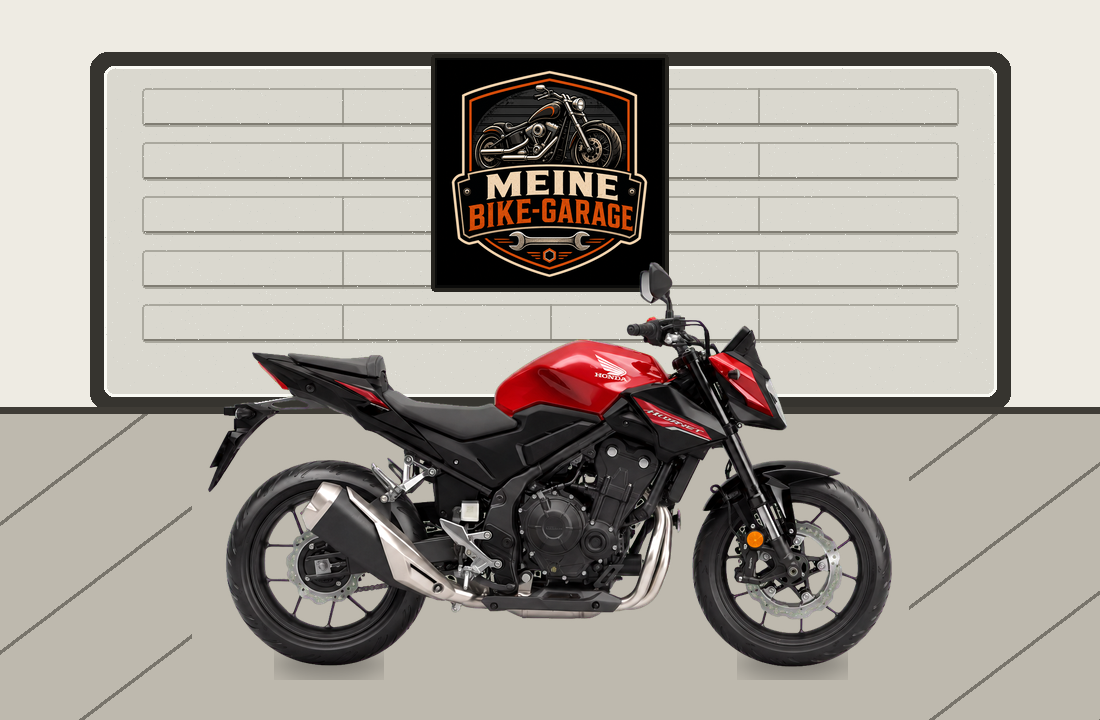 Motorradillustration für Honda CB500 Hornet