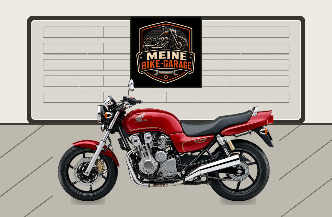 Motorradillustration für Honda CB750 Seven Fifty
