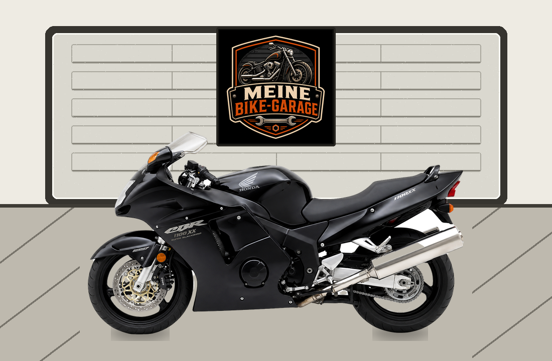 Motorradillustration für Honda CBR1100XX Super Blackbird