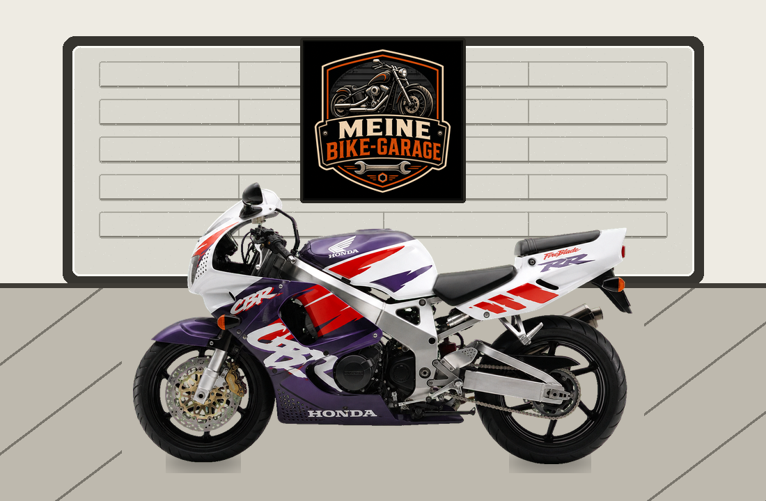 Motorradillustration für Honda CBR900RR FireBlade