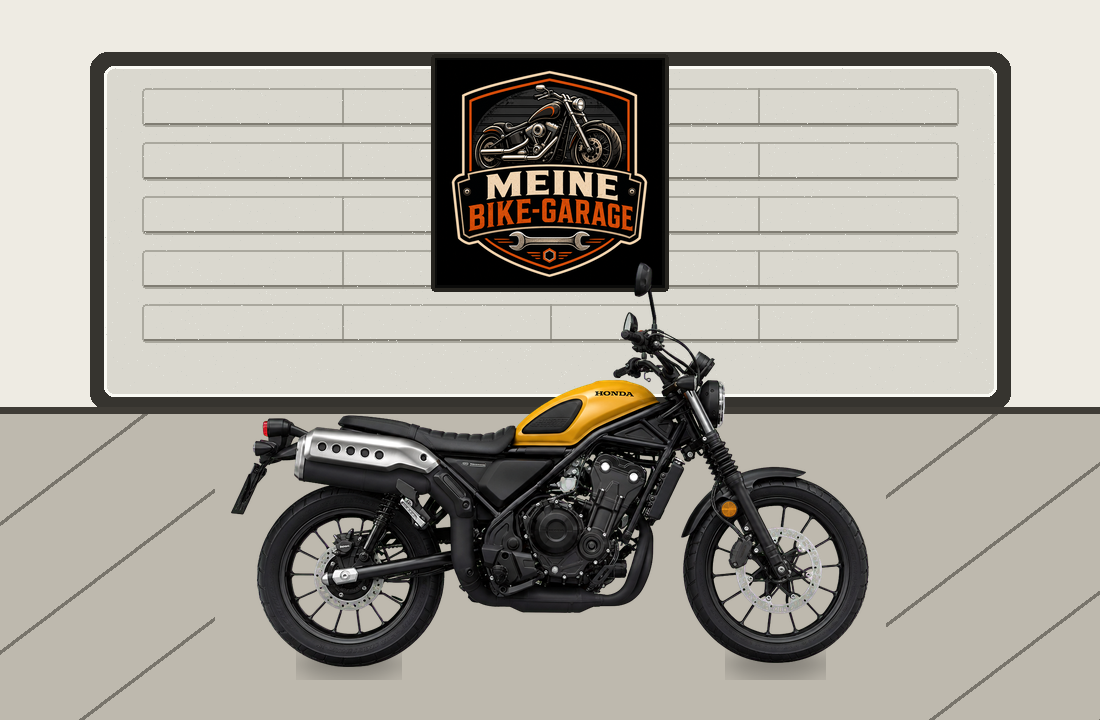 Motorradillustration für Honda CL500