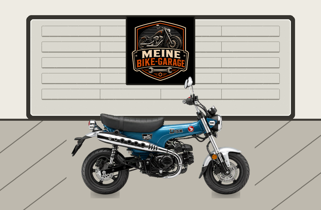 Motorradillustration für Honda Dax 125