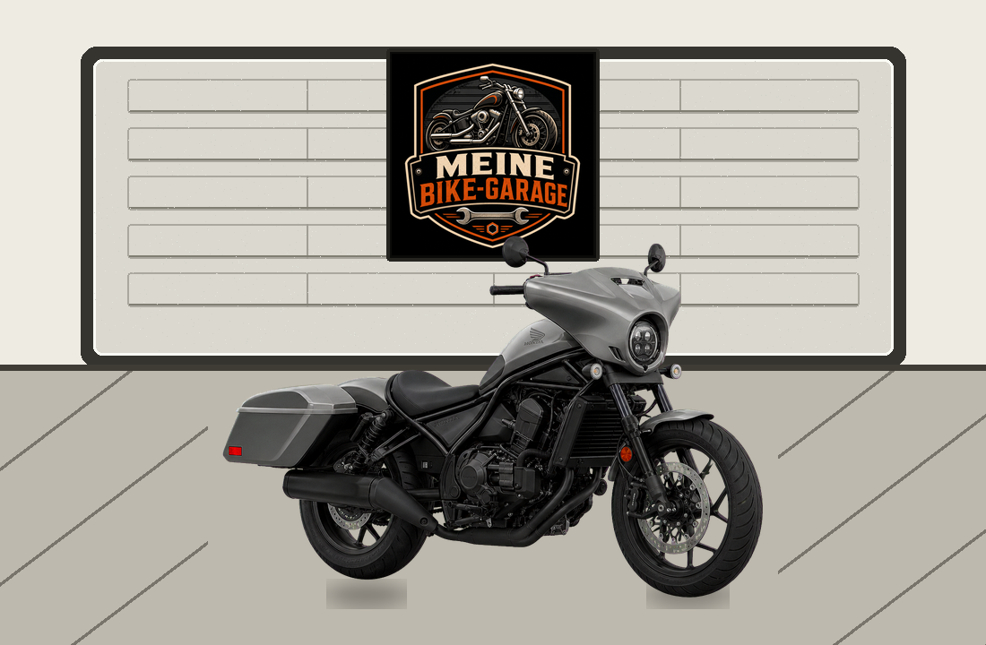 Motorradillustration für Honda Rebel 1100