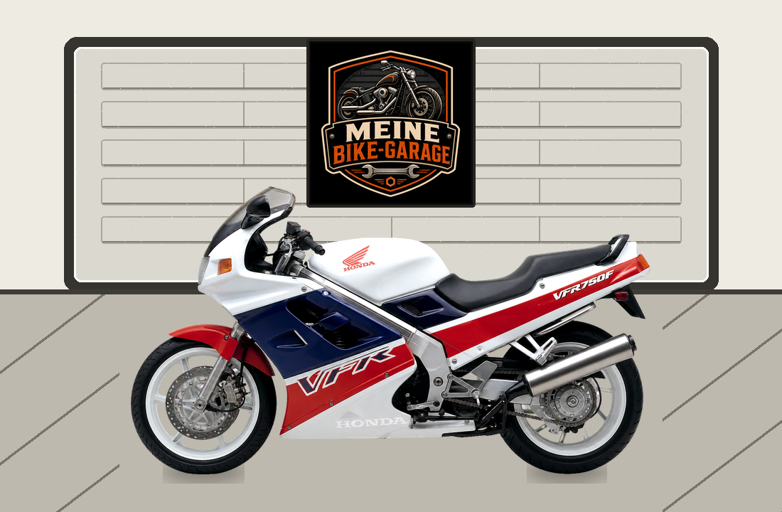 Motorradillustration für Honda VFR750F