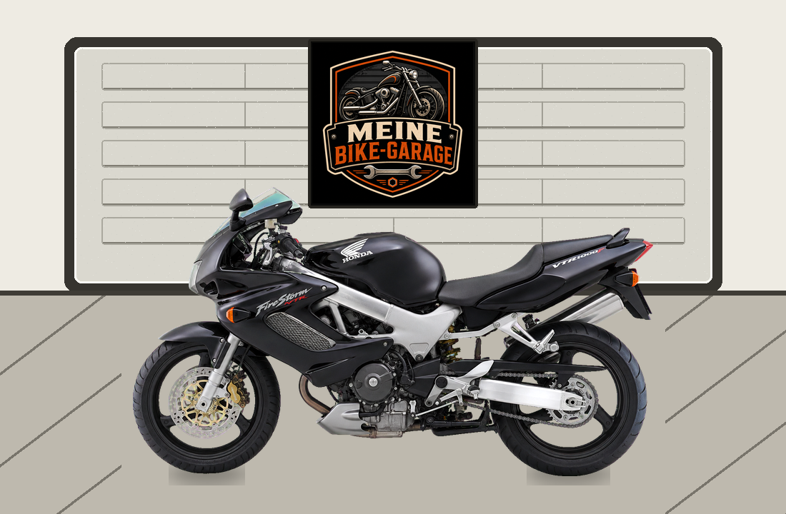 Motorradillustration für Honda VTR1000F Firestorm
