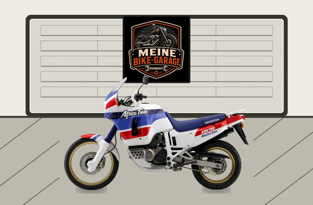 Motorradillustration für Honda XRV750 Africa Twin