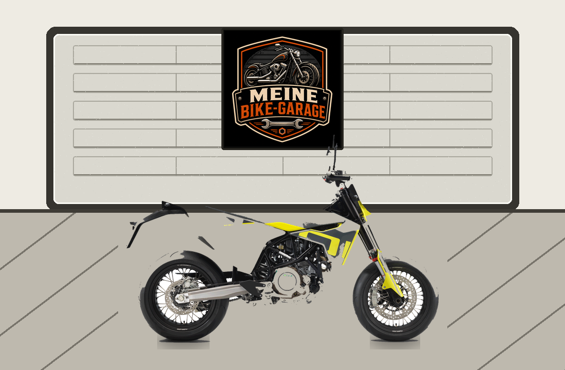 Motorradillustration für Husqvarna 701 Supermoto