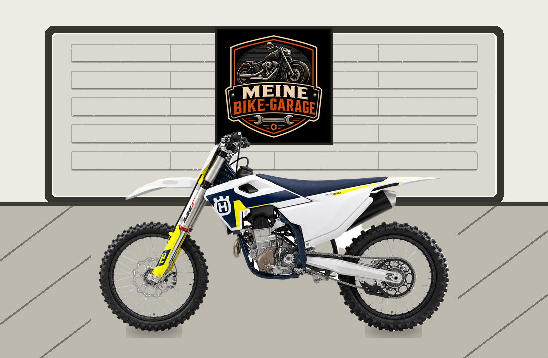 Motorradillustration für Husqvarna FC 350
