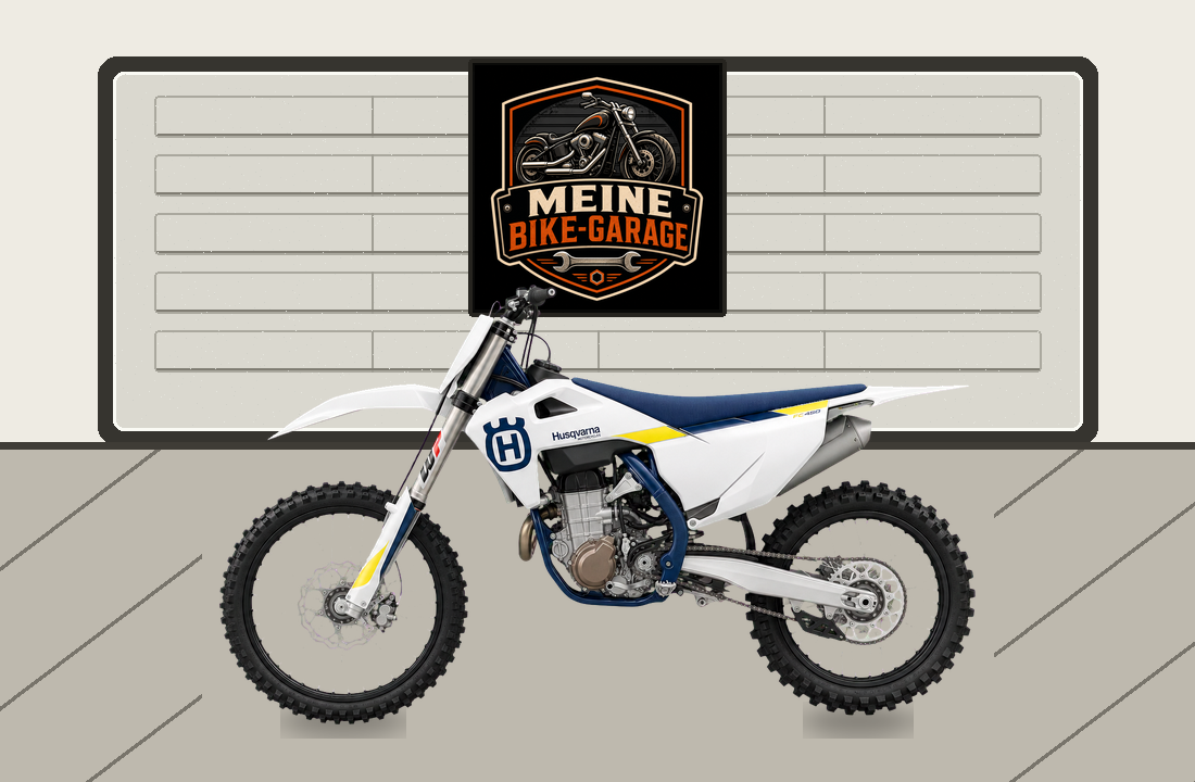 Motorradillustration für Husqvarna FC 450