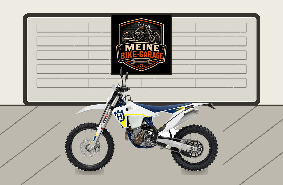 Motorradillustration für Husqvarna FE 350