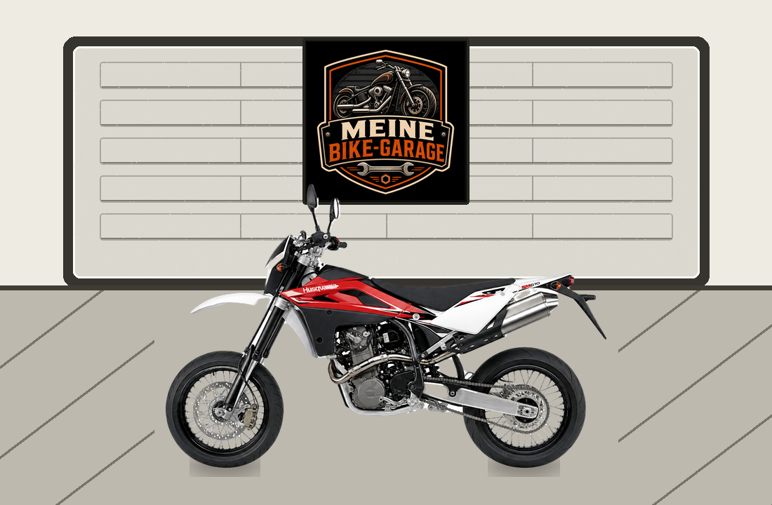 Motorradillustration für Husqvarna SM 610