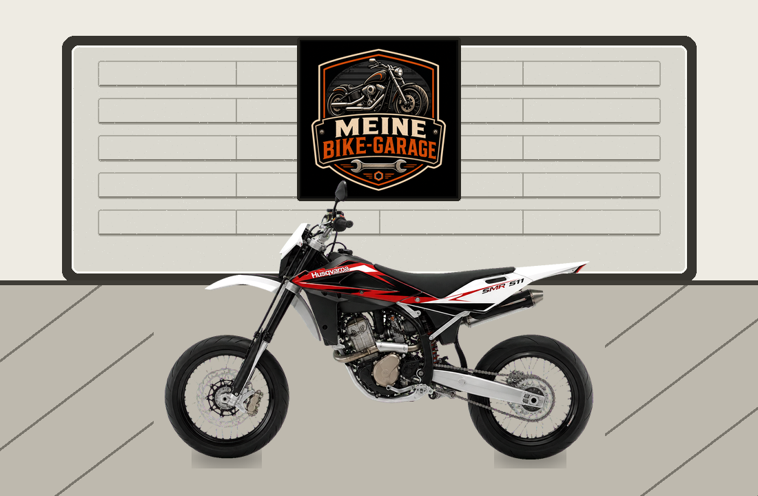 Motorradillustration für Husqvarna SMR 511