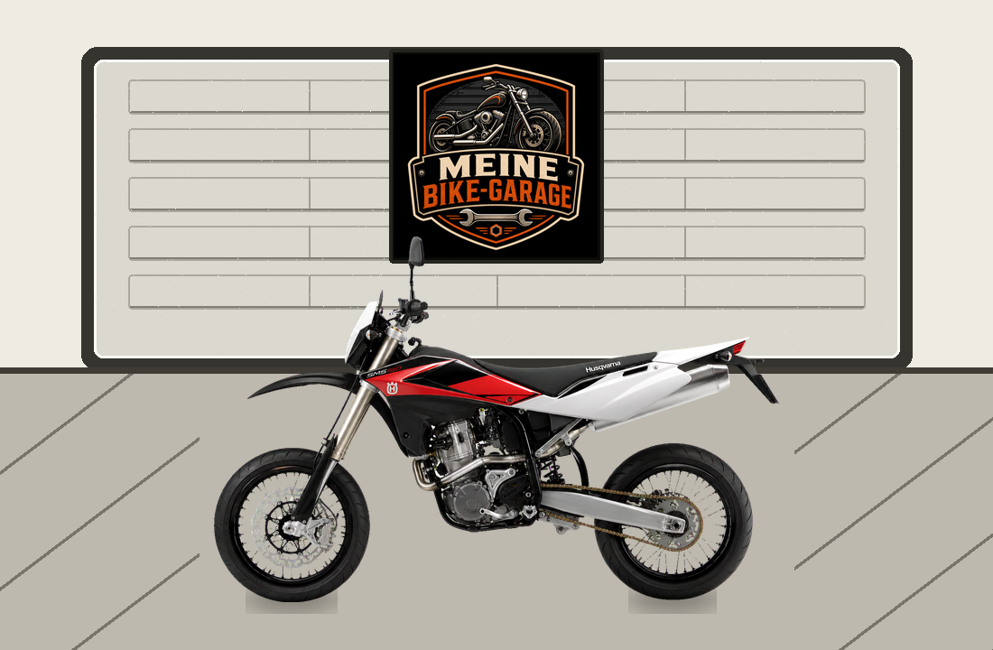 Motorradillustration für Husqvarna SMS 630