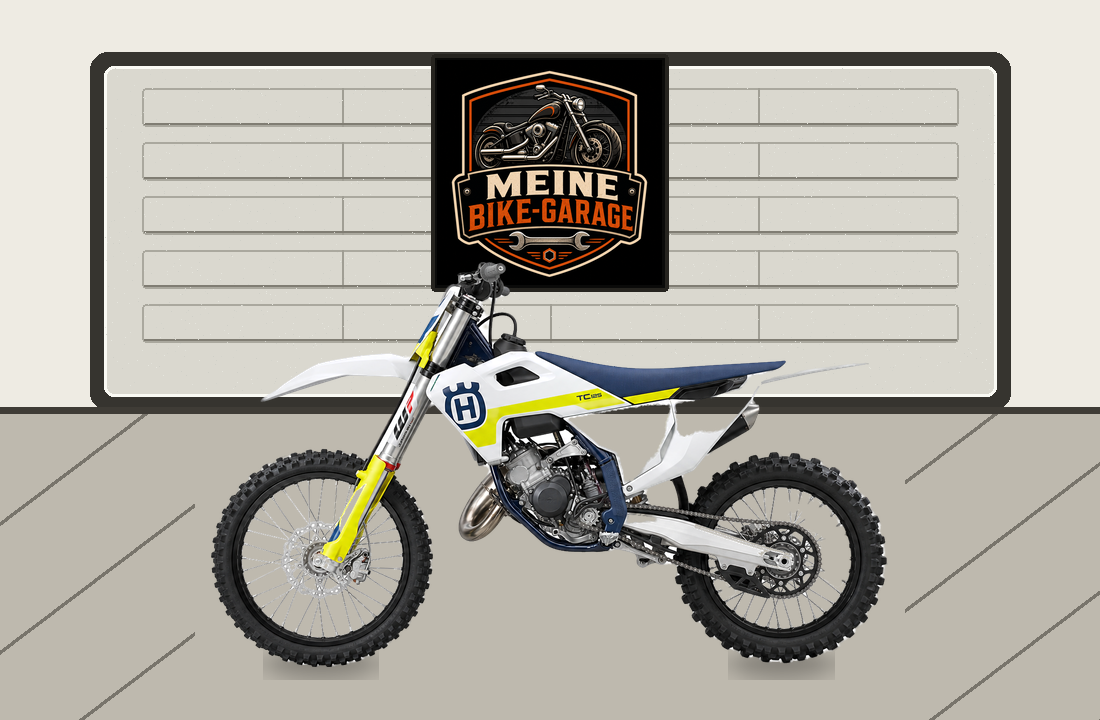 Motorradillustration für Husqvarna TC 125