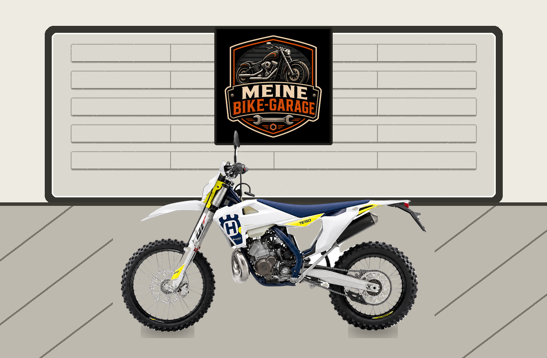 Motorradillustration für Husqvarna TE 150