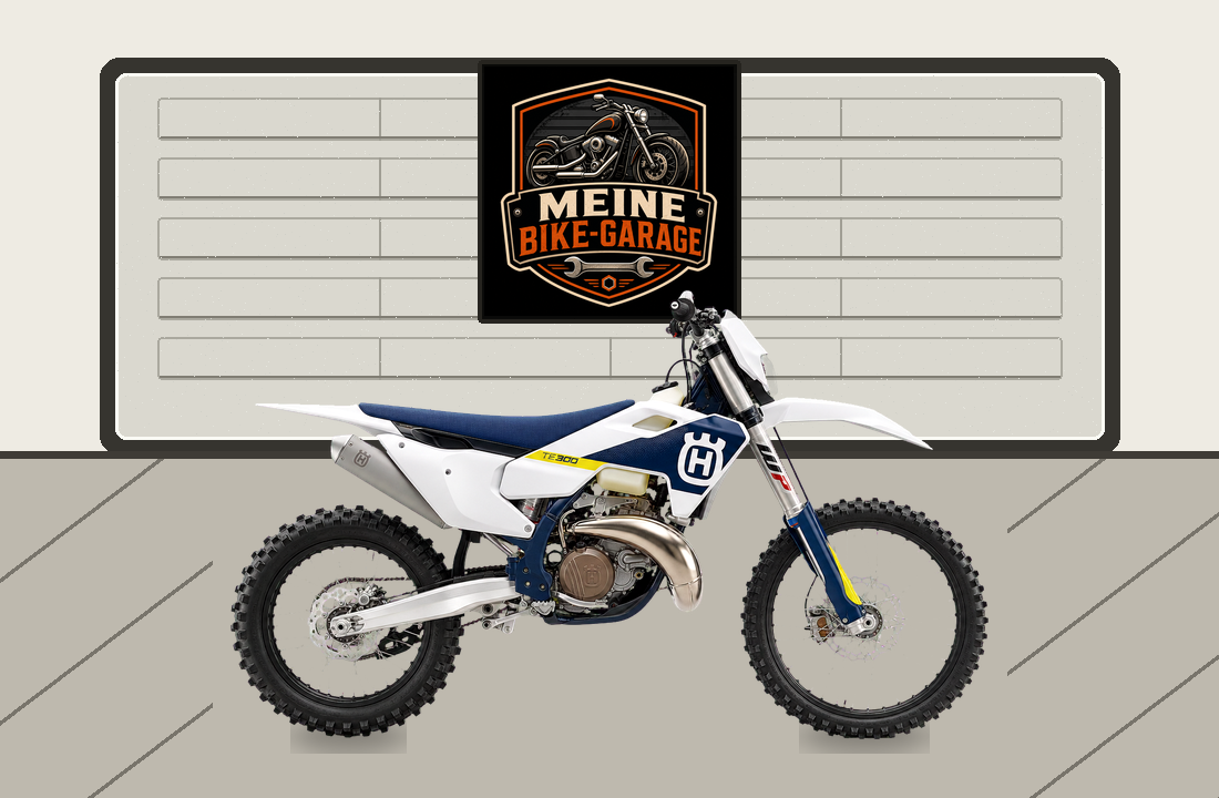Motorradillustration für Husqvarna TE 300
