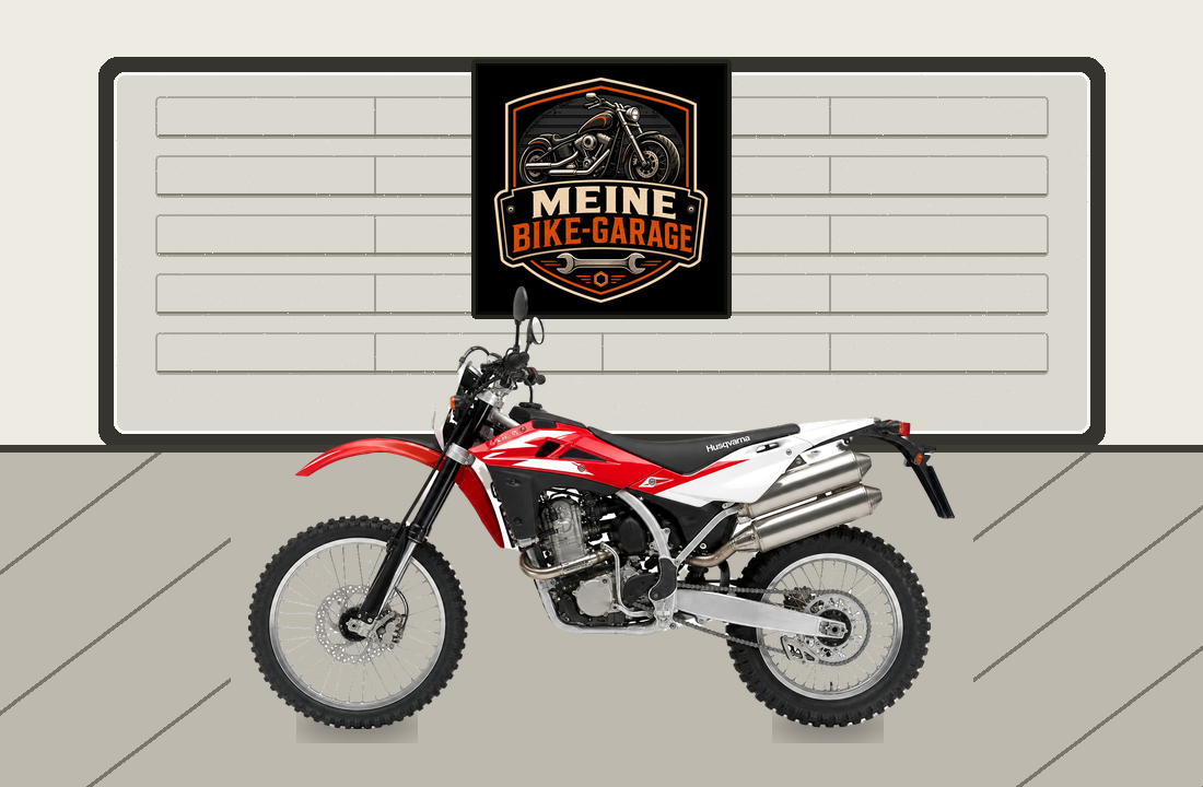 Motorradillustration für Husqvarna TE 610