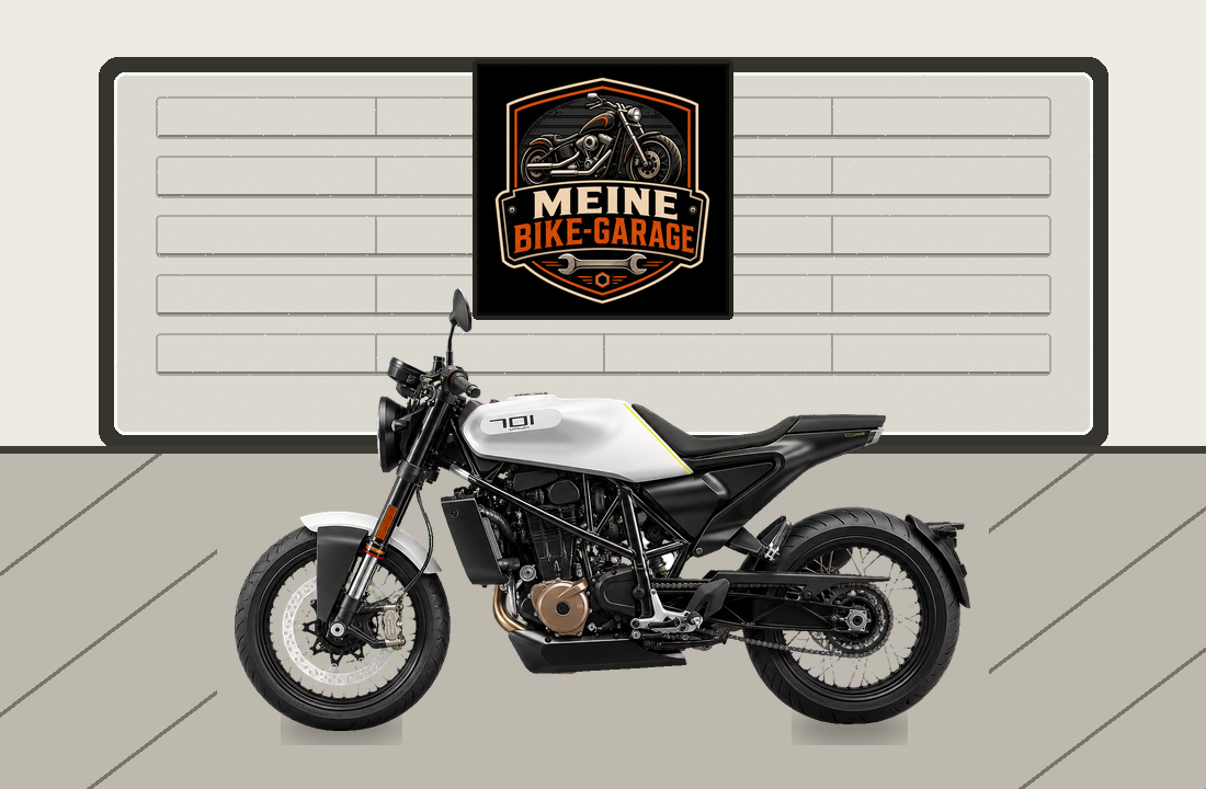 Motorradillustration für Husqvarna Vitpilen 701