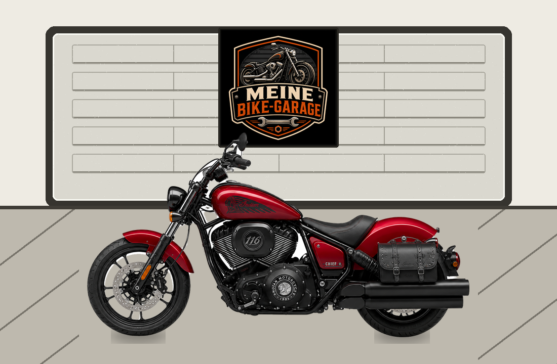 Motorradillustration für Indian Chief