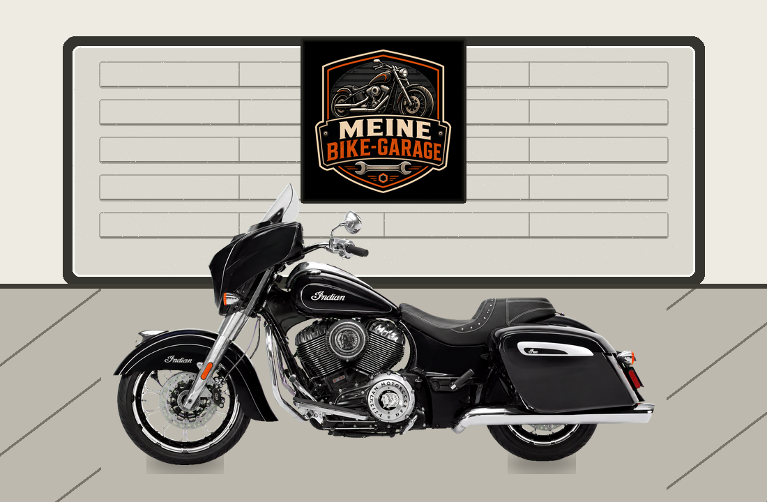 Motorradillustration für Indian Chieftain Elite
