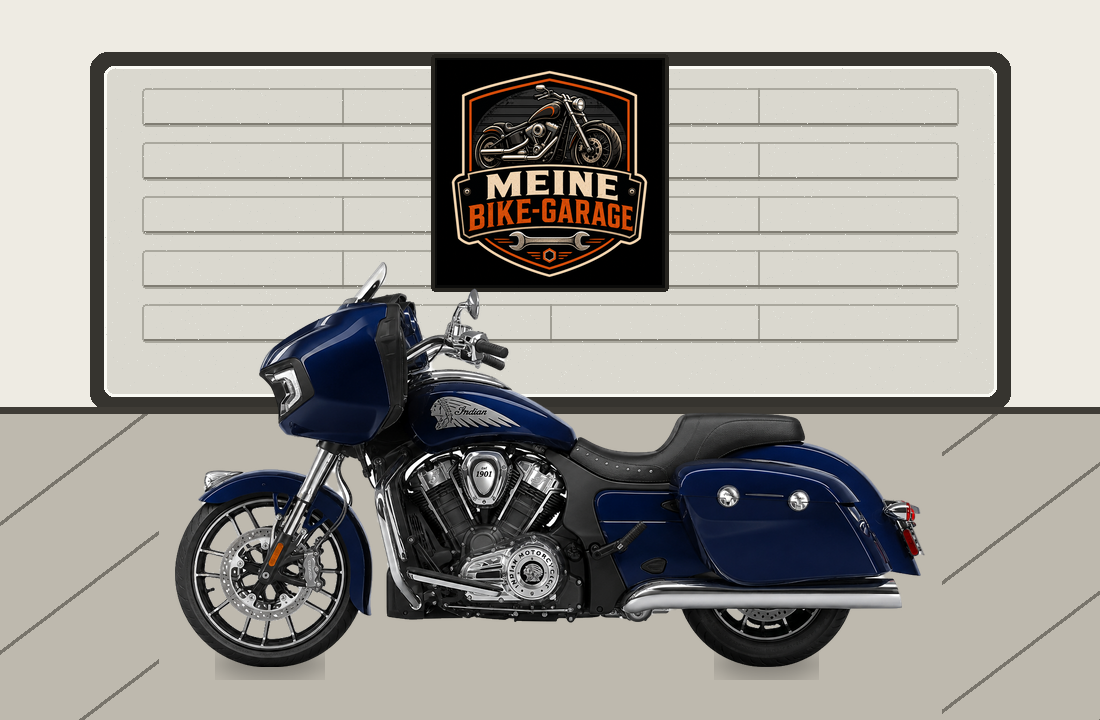 Motorradillustration für Indian Chieftain Limited