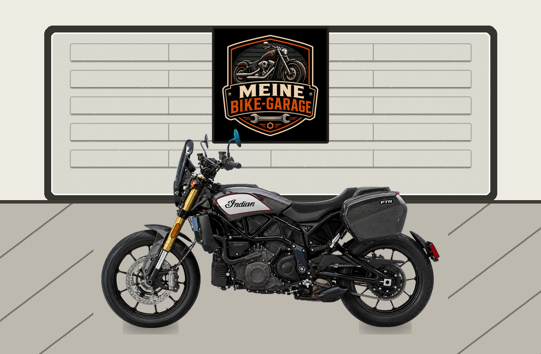 Motorradillustration für Indian FTR Carbon