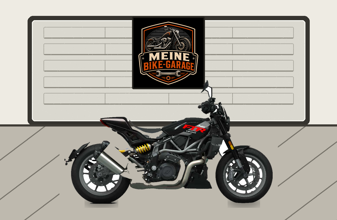 Motorradillustration für Indian FTR Sport