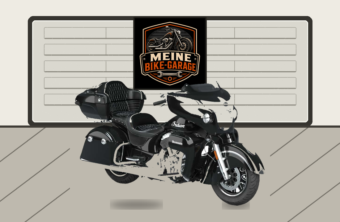 Motorradillustration für Indian Roadmaster