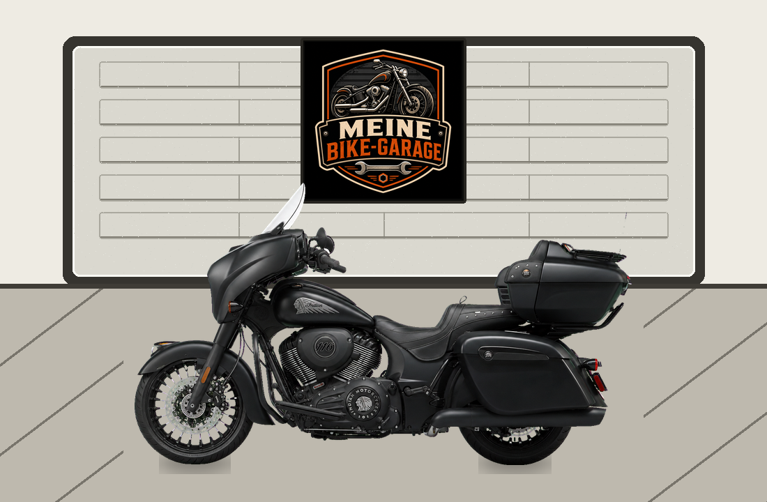 Motorradillustration für Indian Roadmaster Dark Horse