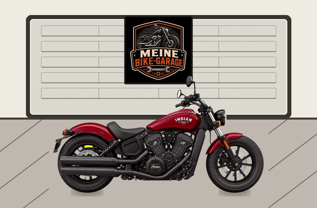 Motorradillustration für Indian Sport Scout Sixty