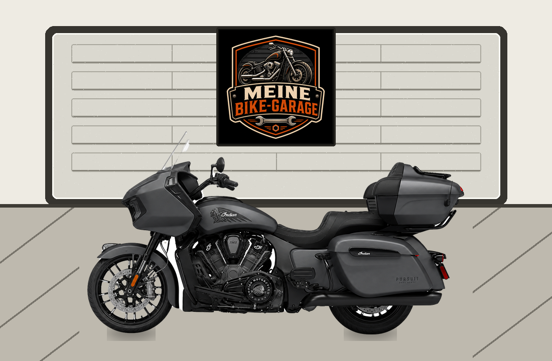 Motorradillustration für Indian Springfield Dark Horse