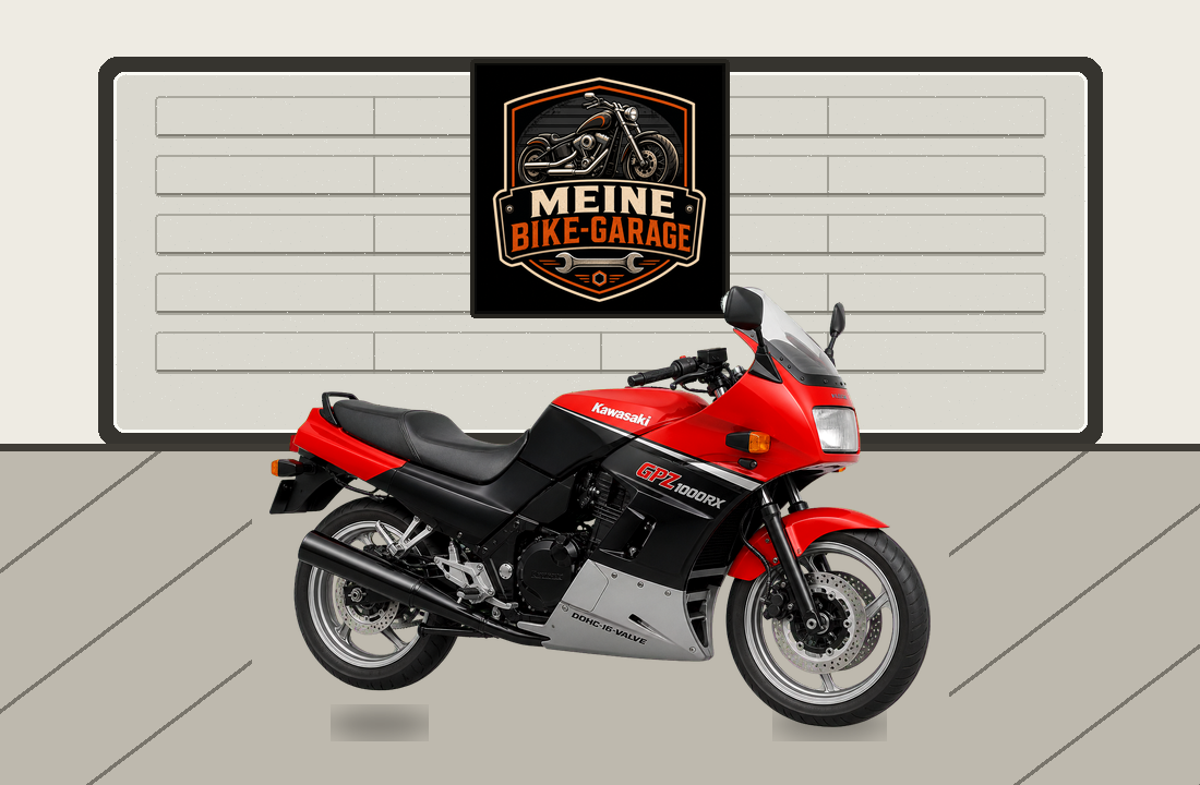 Motorradillustration für Kawasaki GPZ 1000RX