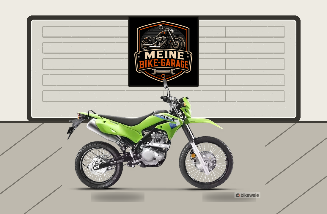 Motorradillustration für Kawasaki KLX230