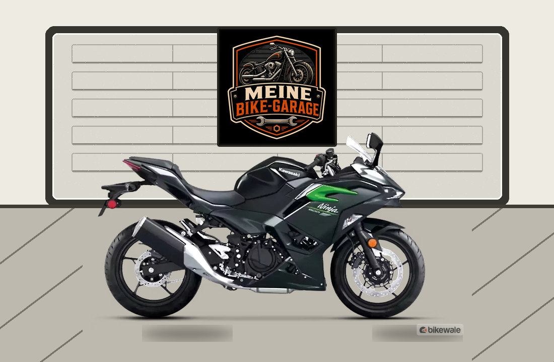 Motorradillustration für Kawasaki Ninja 500