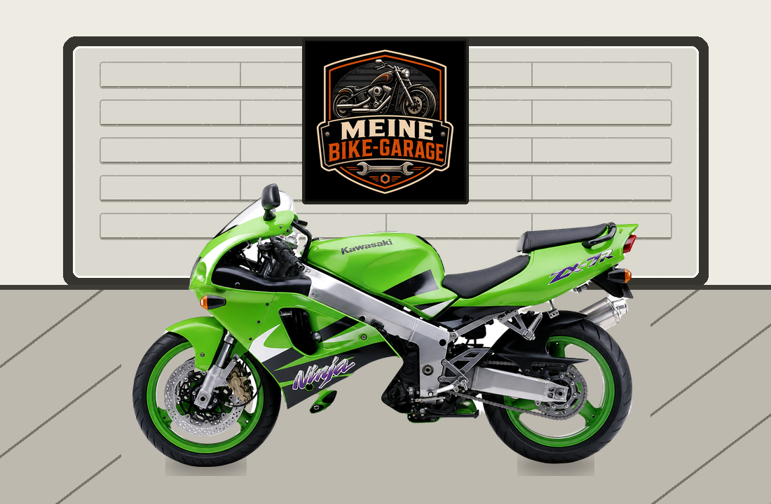 Motorradillustration für Kawasaki Ninja ZX-7R