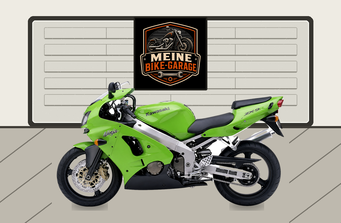 Motorradillustration für Kawasaki Ninja ZX-9R