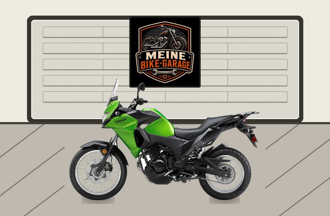 Motorradillustration für Kawasaki Versys-X 300