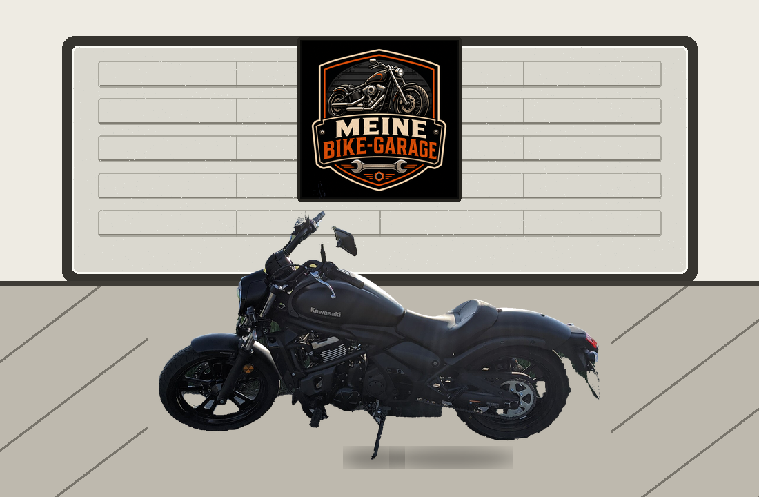Motorradillustration für Kawasaki Vulcan S