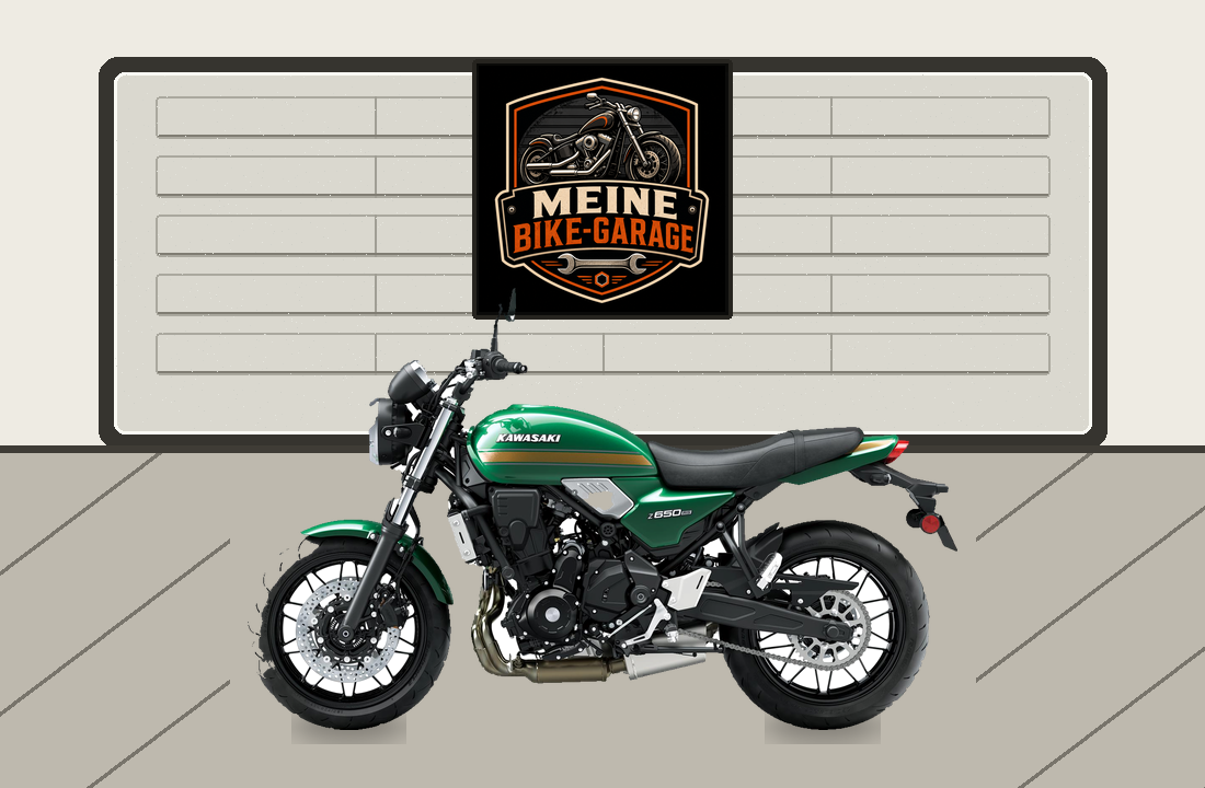 Motorradillustration für Kawasaki Z650RS