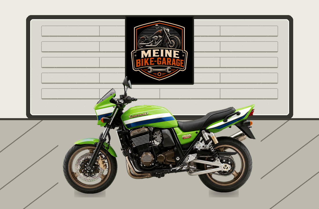 Motorradillustration für Kawasaki ZRX1200R