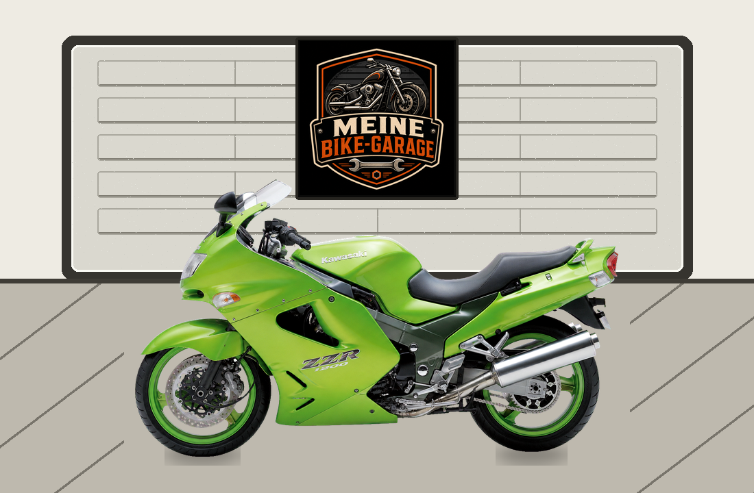 Motorradillustration für Kawasaki ZZR1200