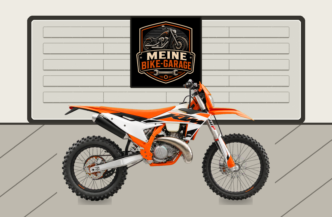 Motorradillustration für KTM 300 EXC