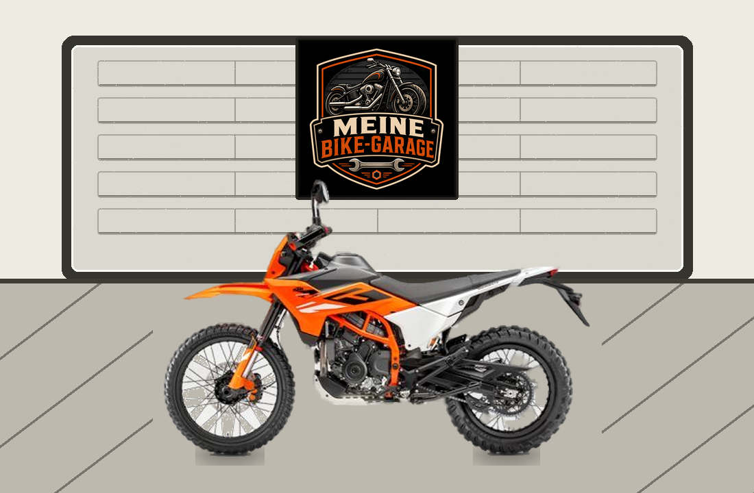 Motorradillustration für KTM 390 Enduro R