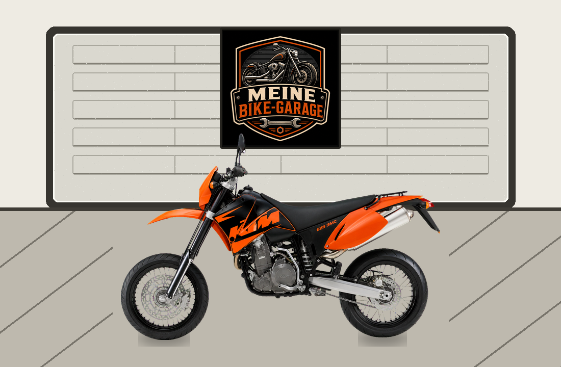 Motorradillustration für KTM 625 SMC