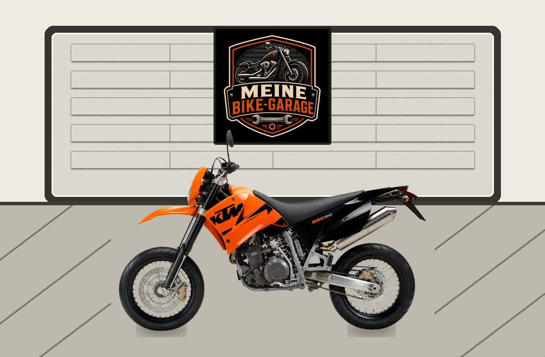 Motorradillustration für KTM 660 SMC