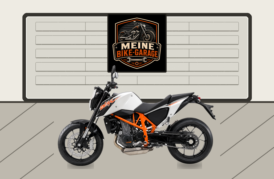 Motorradillustration für KTM 690 Duke