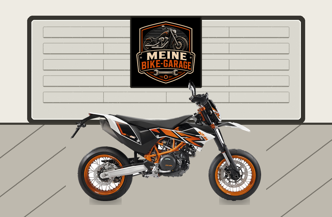 Motorradillustration für KTM 690 SMC R