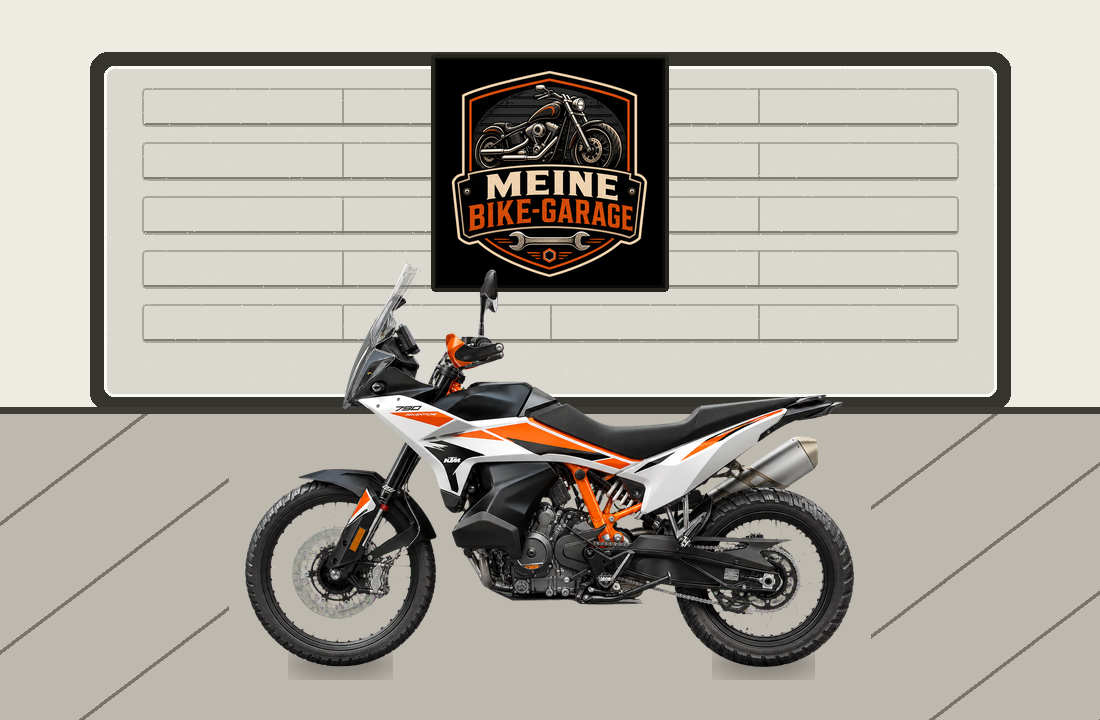 Motorradillustration für KTM 790 Adventure